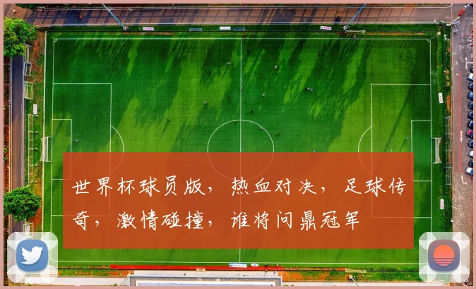 世界杯球员版，热血对决，足球传奇，激情碰撞，谁将问鼎冠军